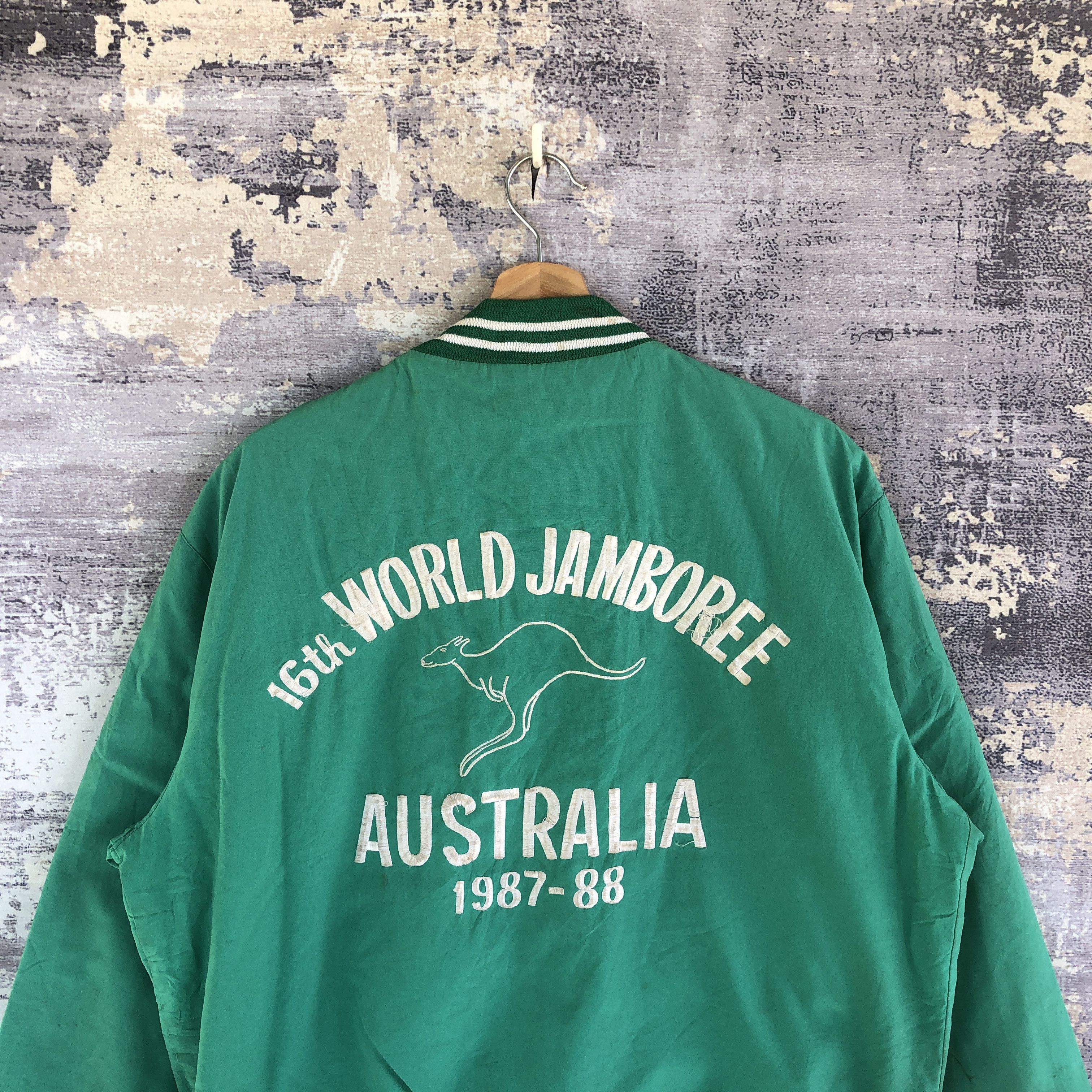 Vintage 16th World Jamboree Baseball Jackets Australian Jackets Size US L / EU 52-54 / 3 - 3 Thumbnail