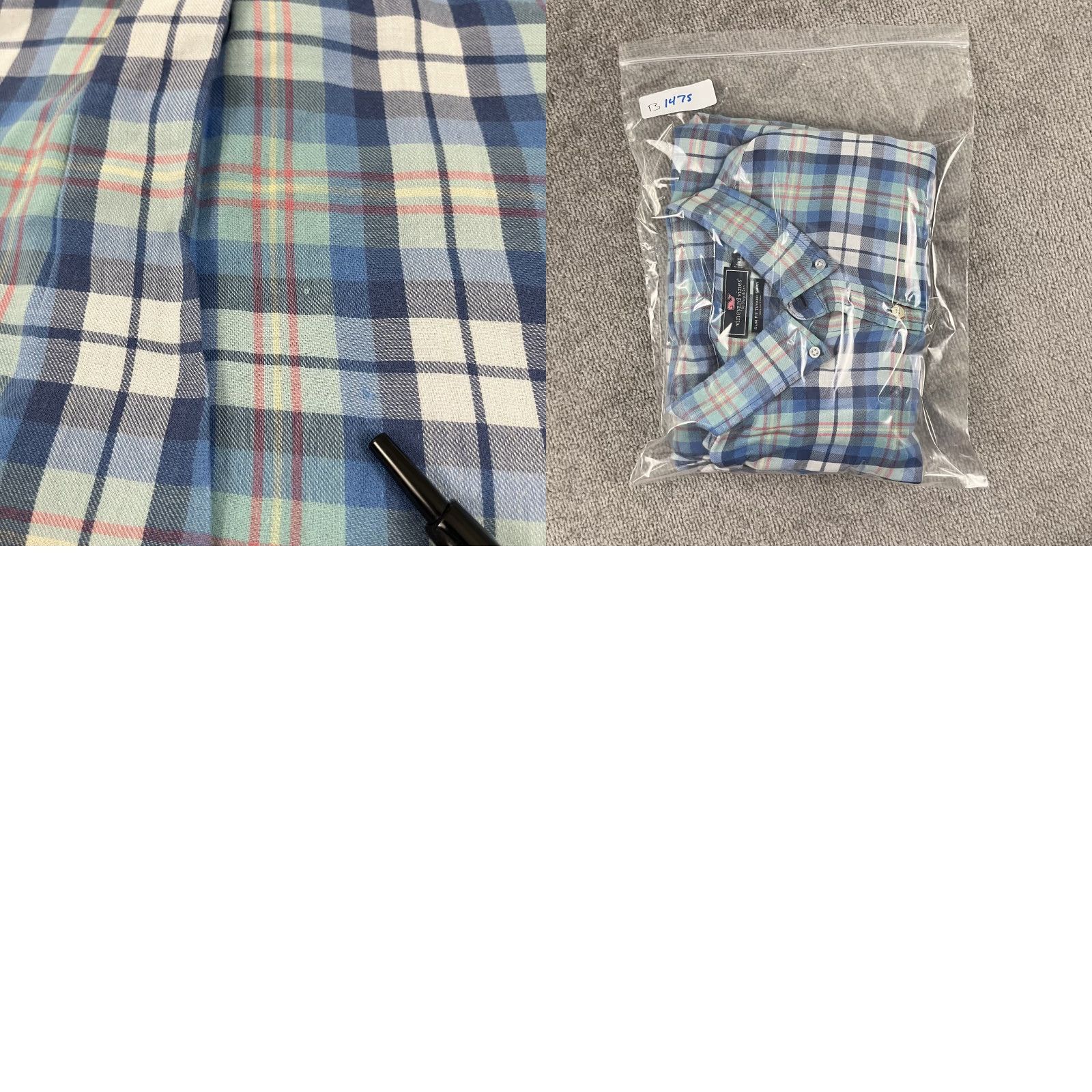 Vineyard Vines Vineyard Vines Tucker Shirt Mens 2XL Slim Fit Blue Plaid Button Up Preppy Shirt Size US XXL / EU 58 / 5 - 9 Thumbnail