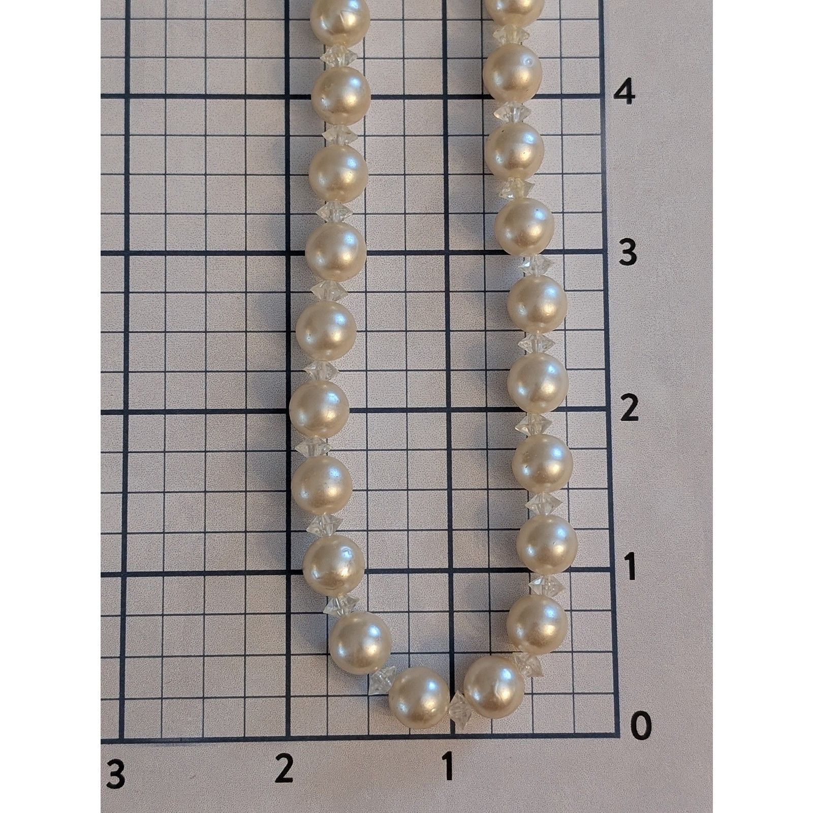 Vintage Feminine VTG 1980s Classic 22" Faux Pearl & Beaded Necklace Size ONE SIZE - 4 Thumbnail