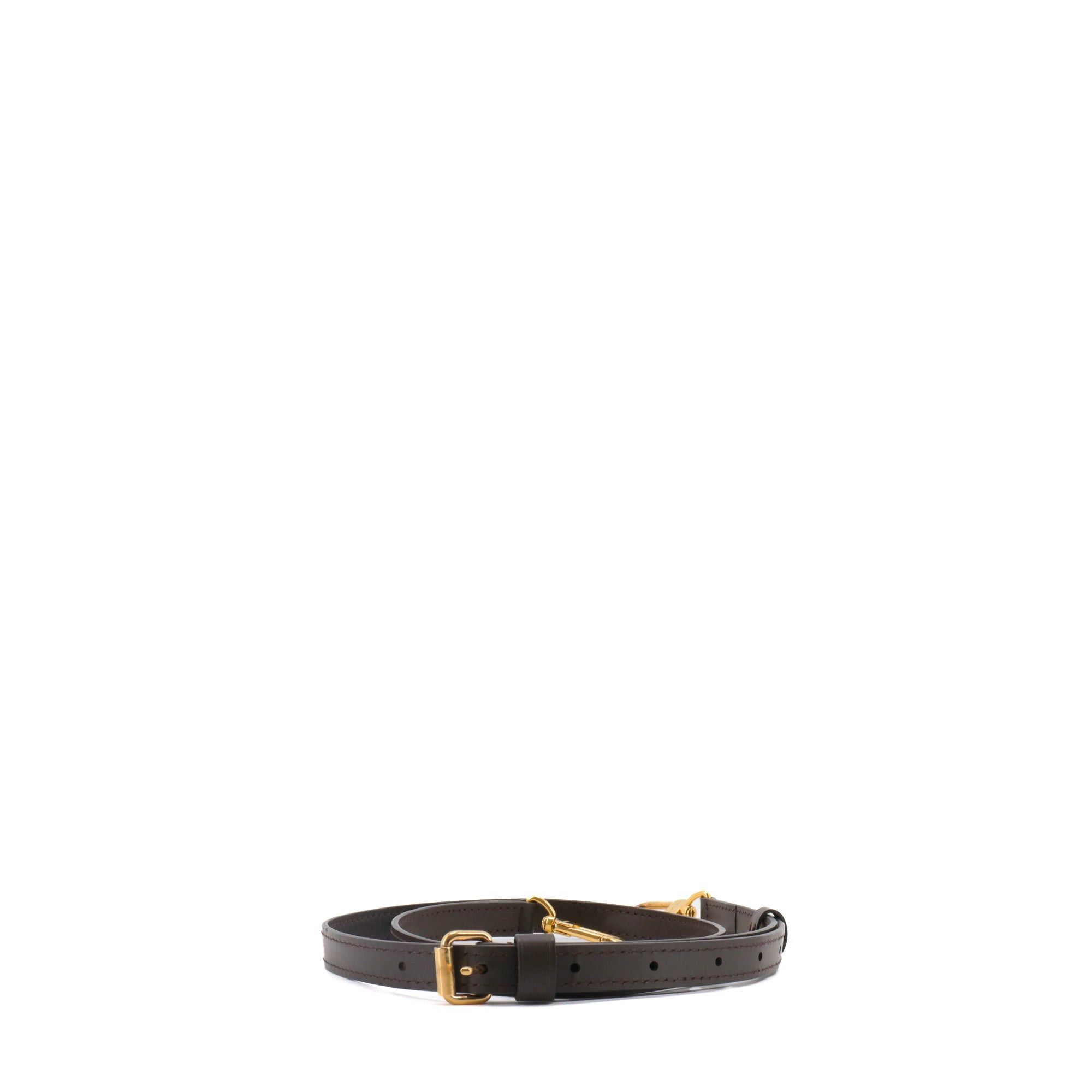Louis Vuitton LOUIS VUITTON - Louis Vuitton adjustable bag strap in brown leather Size ONE SIZE - 1 Thumbnail