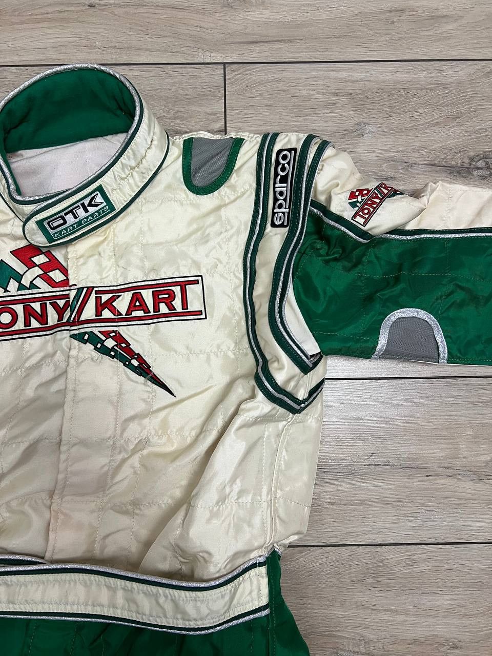 Formula 1 × Vintage Sparco Tony Kart K28 X-light Vintage Racing Suit sz 58 Size 46L - 6 Thumbnail