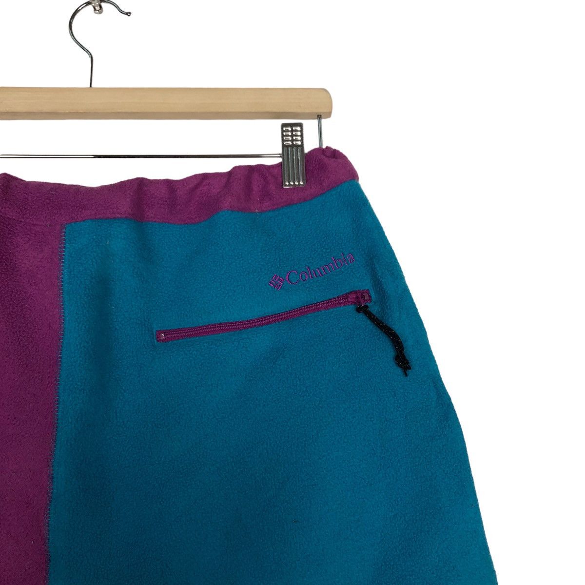 Japanese Brand 🔥Vtg Colour Block Short Pants Fleece Columbia Size US 30 / EU 46 - 10 Thumbnail