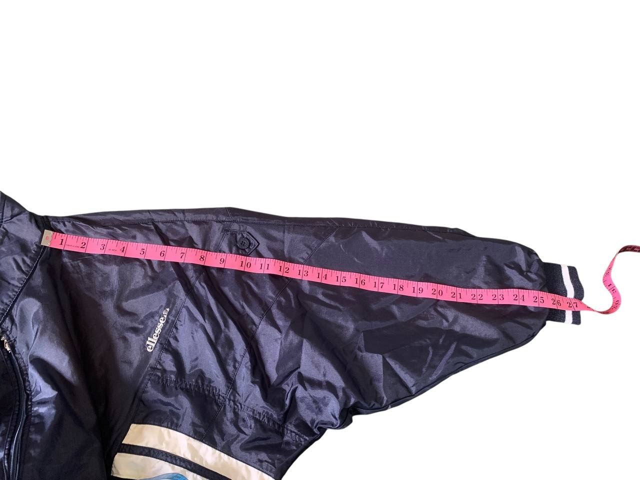 Ellesse Vintage Windbreaker Ellesse Navy Blue Short 80s Style Size US L / EU 52-54 / 3 - 5 Thumbnail