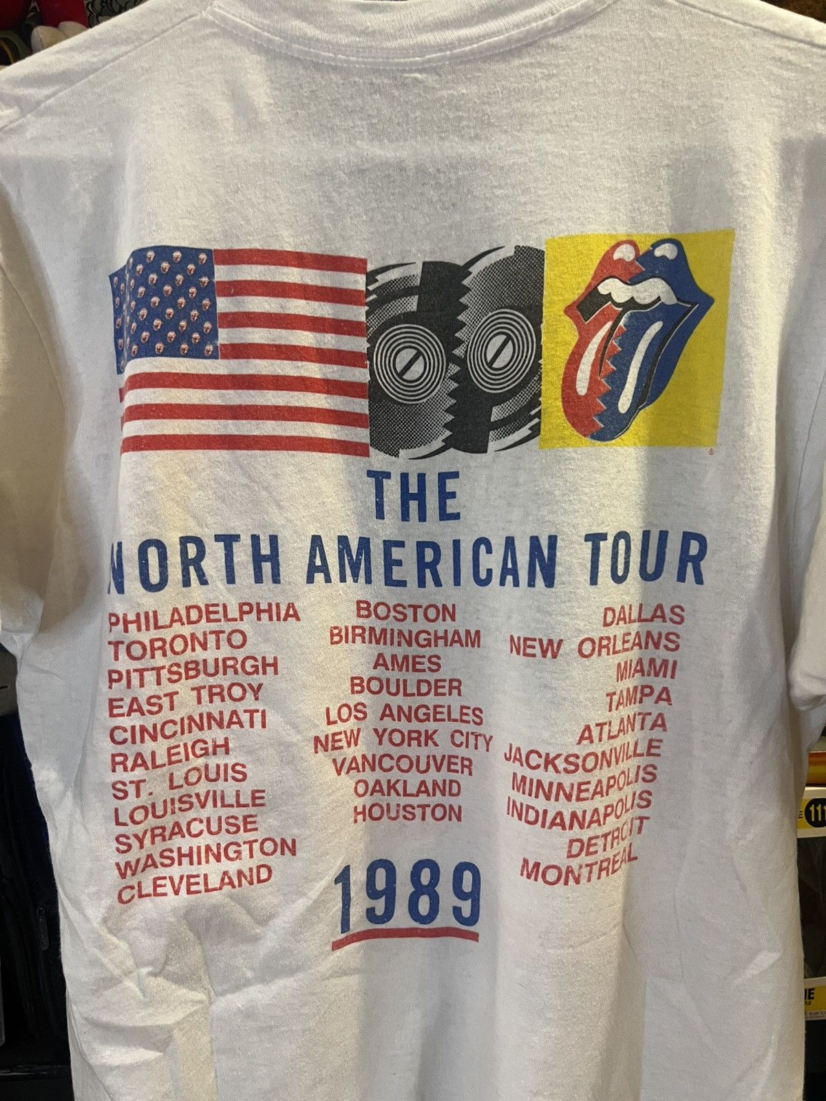 Band Tees × Brockum × Vintage Vintage 1989 Rolling Stones “The North American Tour” Tee Size US L / EU 52-54 / 3 - 7 Thumbnail