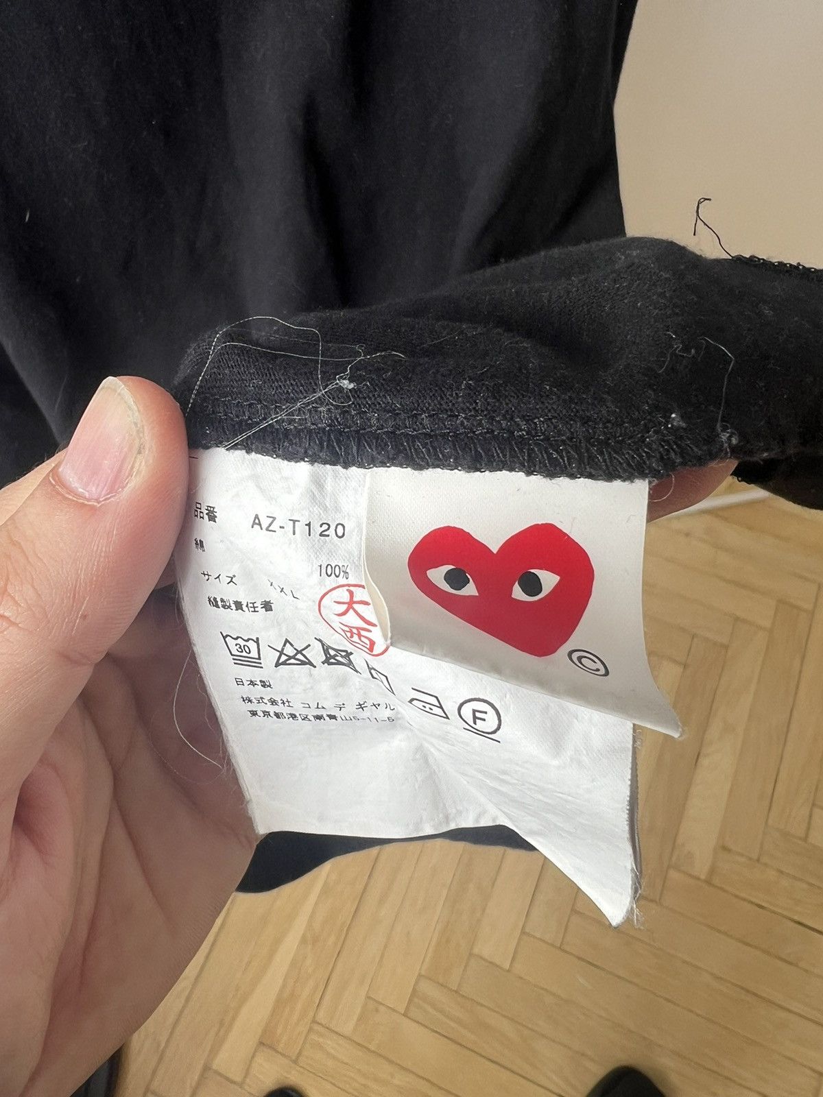 Comme des Garcons PLAY Comme des garcons play longsleeve Size US XL / EU 56 / 4 - 4 Thumbnail