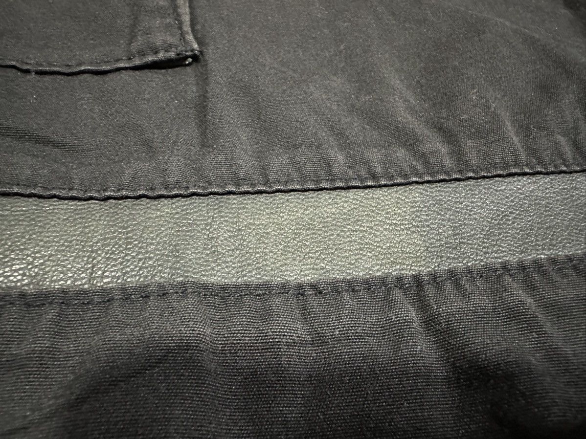If Six Was Nine × Japanese Brand × Le Grande Bleu (L.G.B.) 🔥Japanese Y2K Bark Tannage Goatskin Flared Cargo Pants Size US 32 / EU 48 - 3 Thumbnail