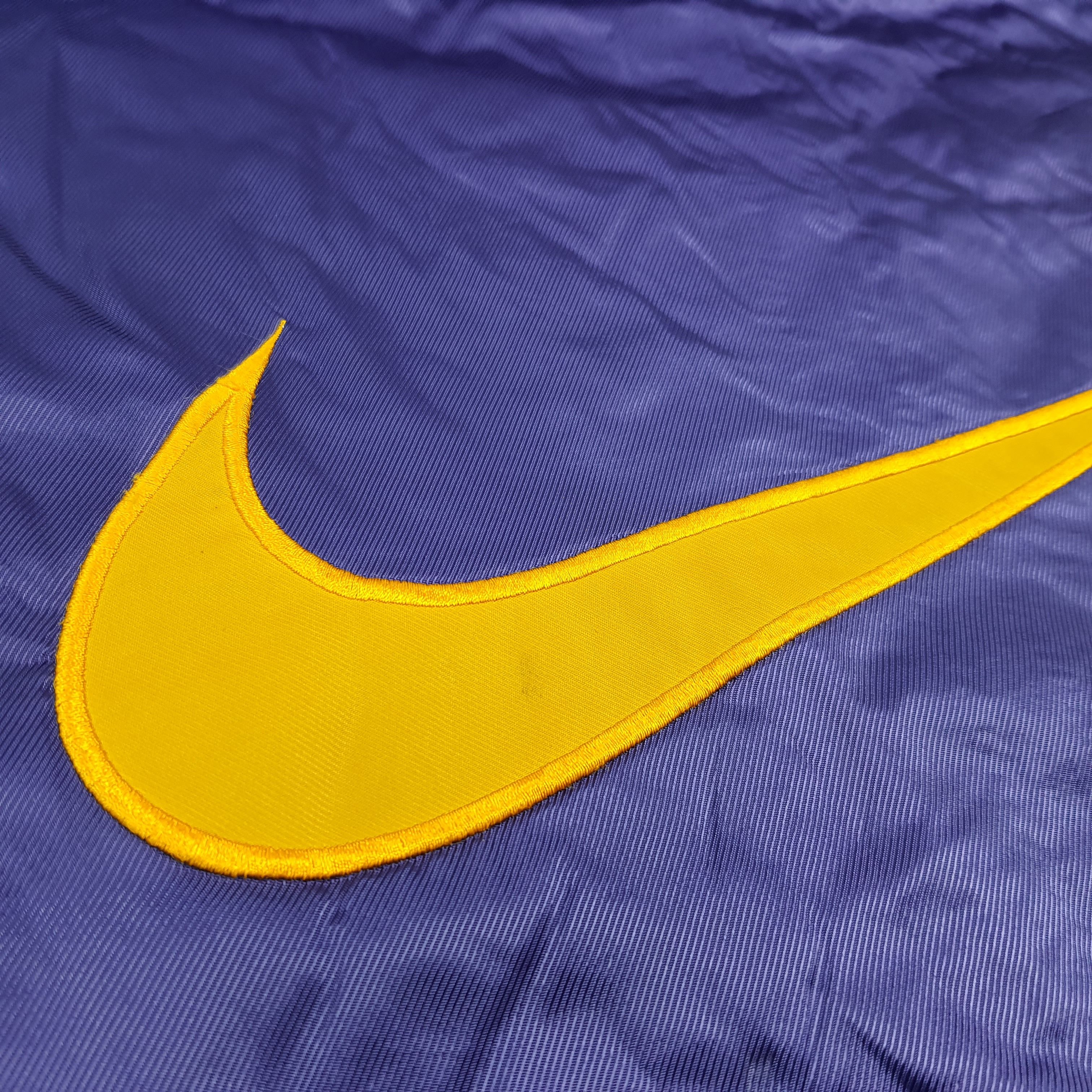 Vintage 90s Nike Big Swoosh Parka Jacket For Kids C289N4