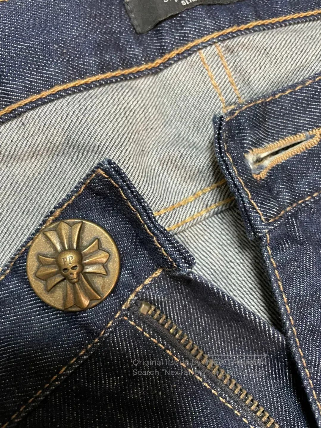 Philipp Plein philipp plein denim pants with skull design. Size US 36 / EU 52 - 4 Thumbnail