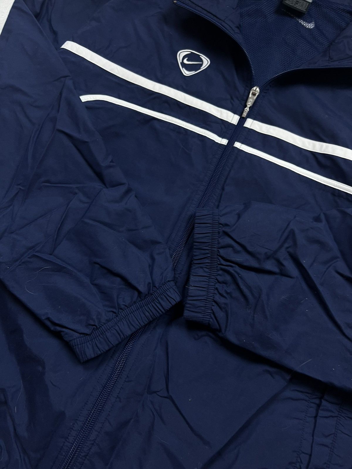 Nike 90s Nike Swoosh Vintage Y2K Oversized Windbreaker Jacket Size US L / EU 52-54 / 3 - 6 Thumbnail