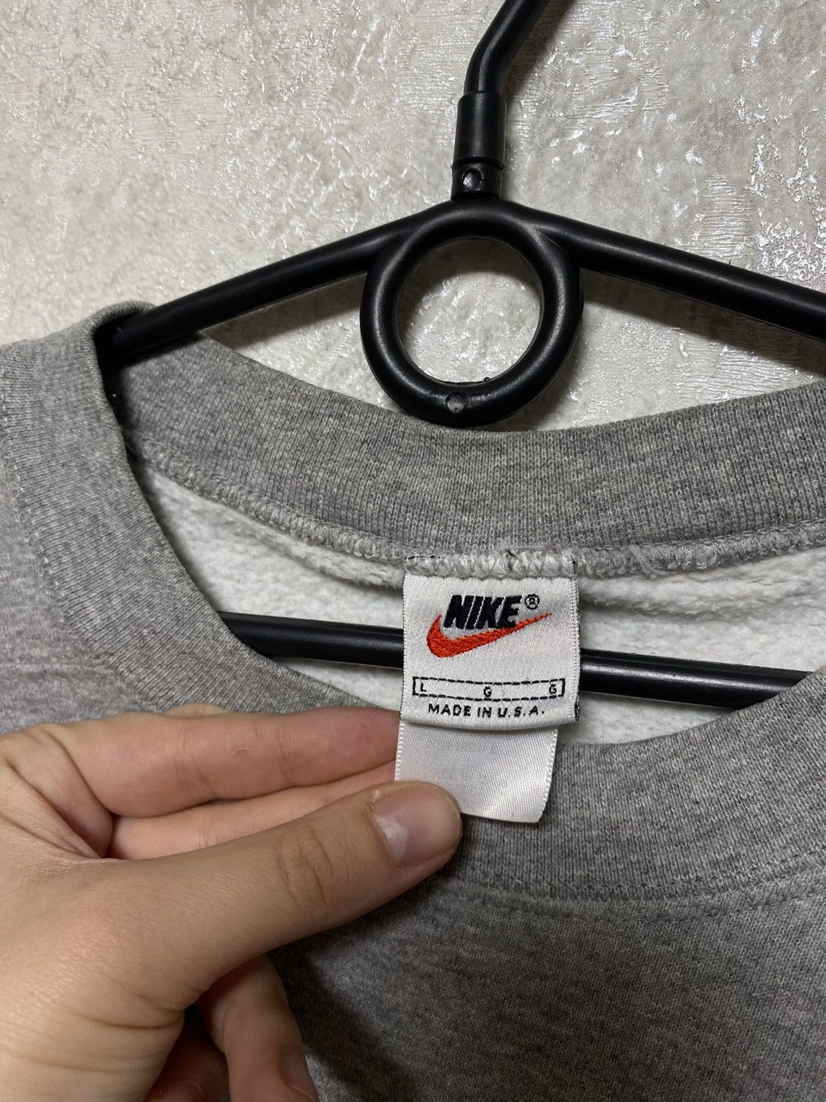 Nike Nike vintage USA centre logo sweatshirt very rare over size Size US L / EU 52-54 / 3 - 5 Thumbnail