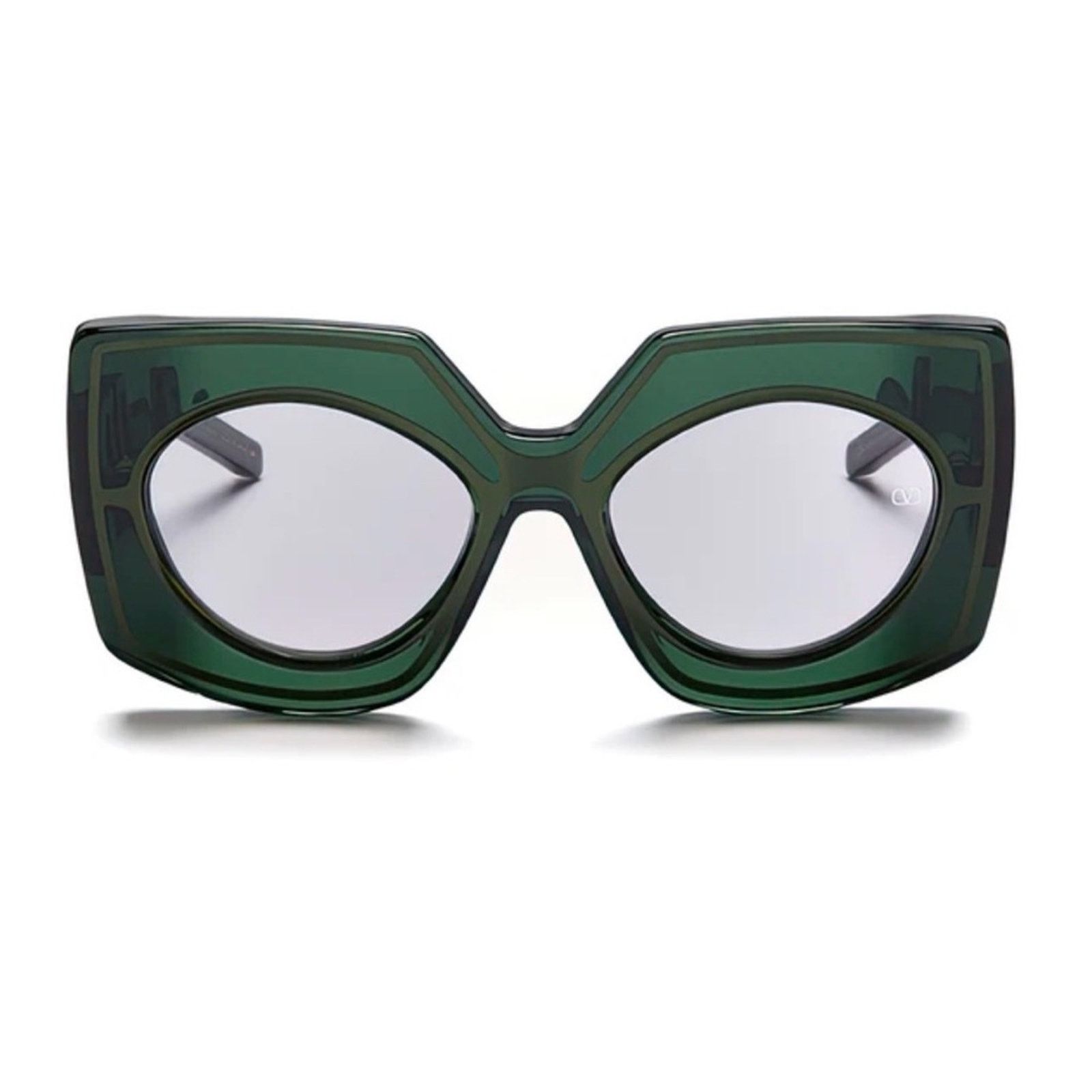 Valentino New! Valentino V SOUL VLS 127C, Dark Green Statement Glasses Size ONE SIZE - 3 Thumbnail