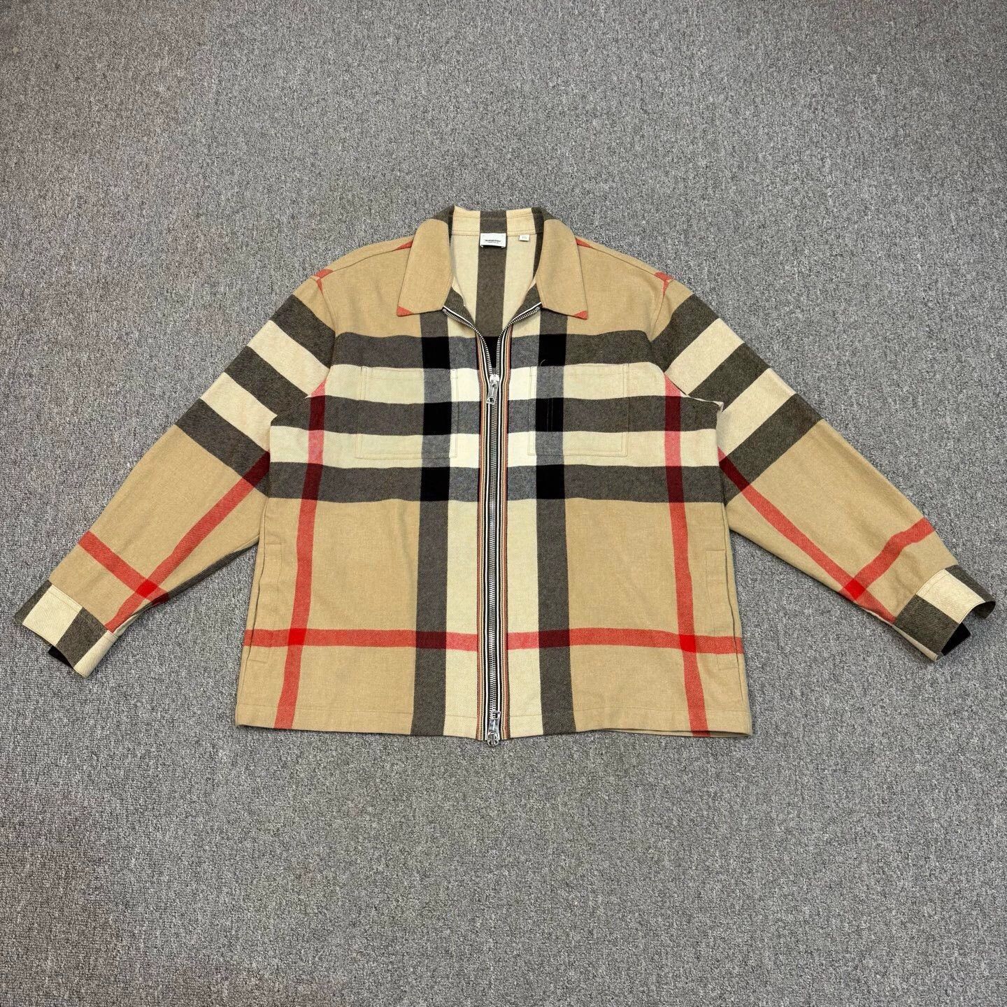 Burberry Burberry Wool Check Zipped Jacket XXL 99 New Size US XXL / EU 58 / 5 - 1 Thumbnail