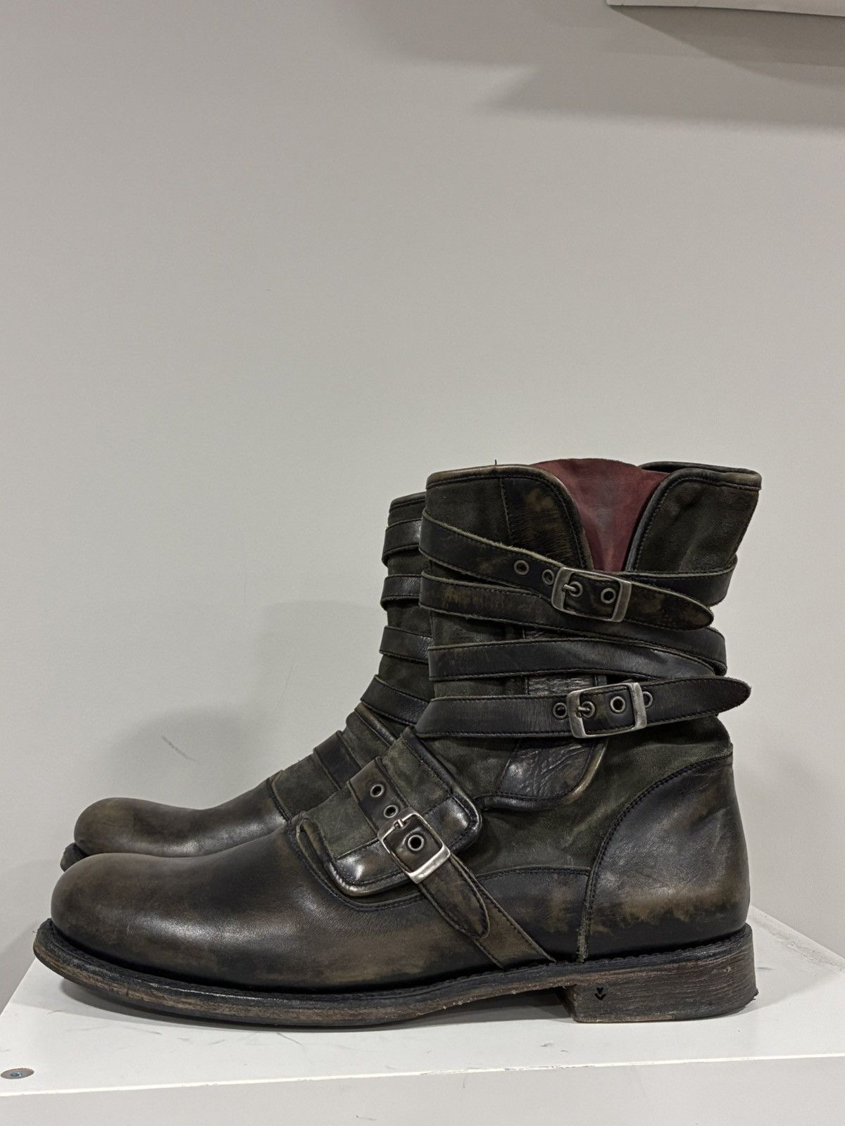 John Varvatos Triple buckle engineer boot 13 Size US 13 / EU 46 - 8 Thumbnail