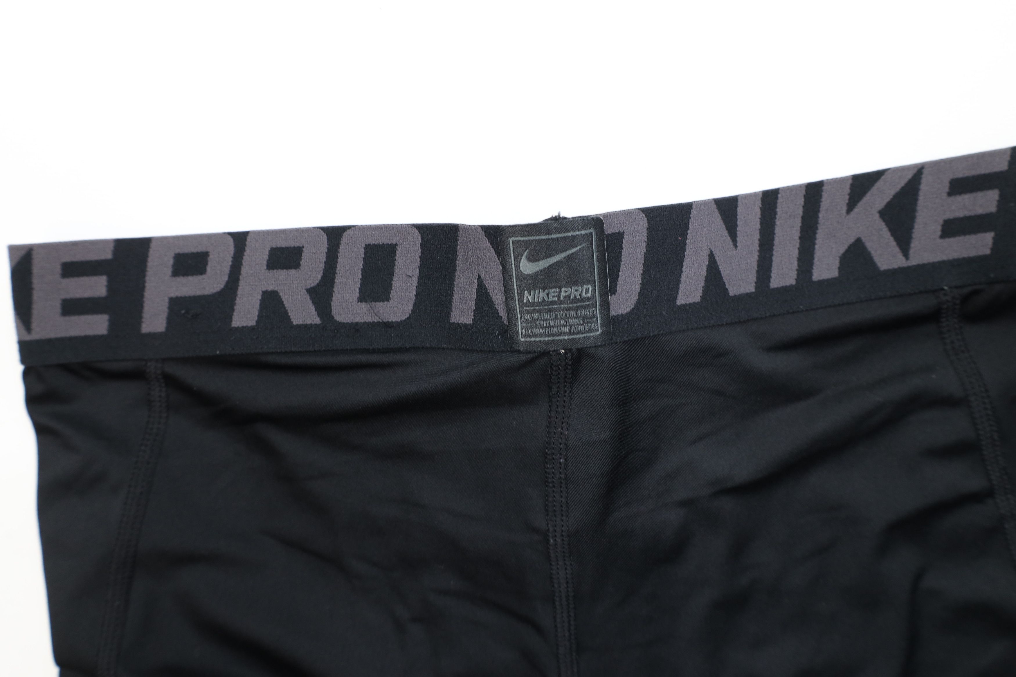 Nike Nike Pro Basketball Training Spandex Pants Capris Black Size US 36 / EU 52 - 13 Thumbnail