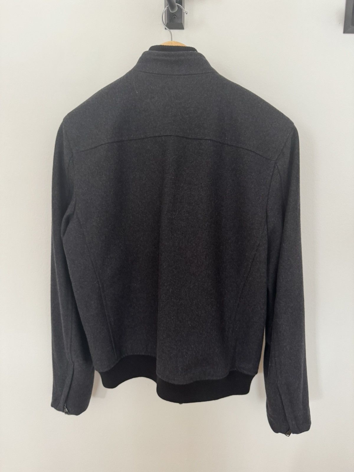 Banana Republic Banana Republic Wool Bomber Jacket – Charcoal – Men’s Medium Size US M / EU 48-50 / 2 - 5 Thumbnail