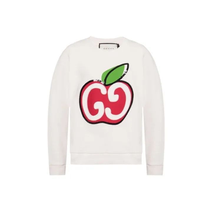 Gucci Gucci Apple Print Sweatshirt for Women-2507 Size M / US 6-8 / IT 42-44 - 7 Thumbnail