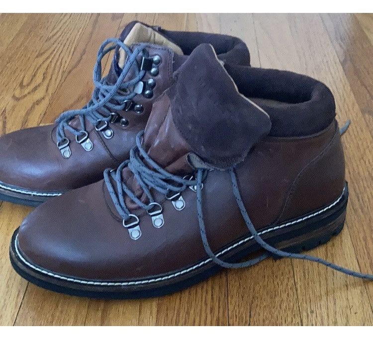 Tommy Hilfiger Tommy Hilfiger Alpine D-Ring Leather Hiking Boots 9 Size US 9 / EU 42 - 1 Thumbnail