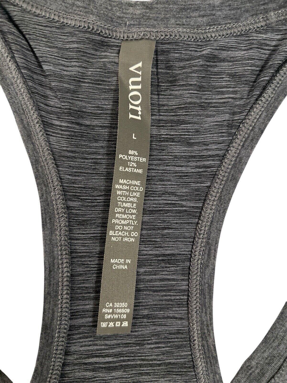 Designer Vuori Lux Performance Tank Large Azule Heather Size L / US 10 / IT 46 - 5 Thumbnail