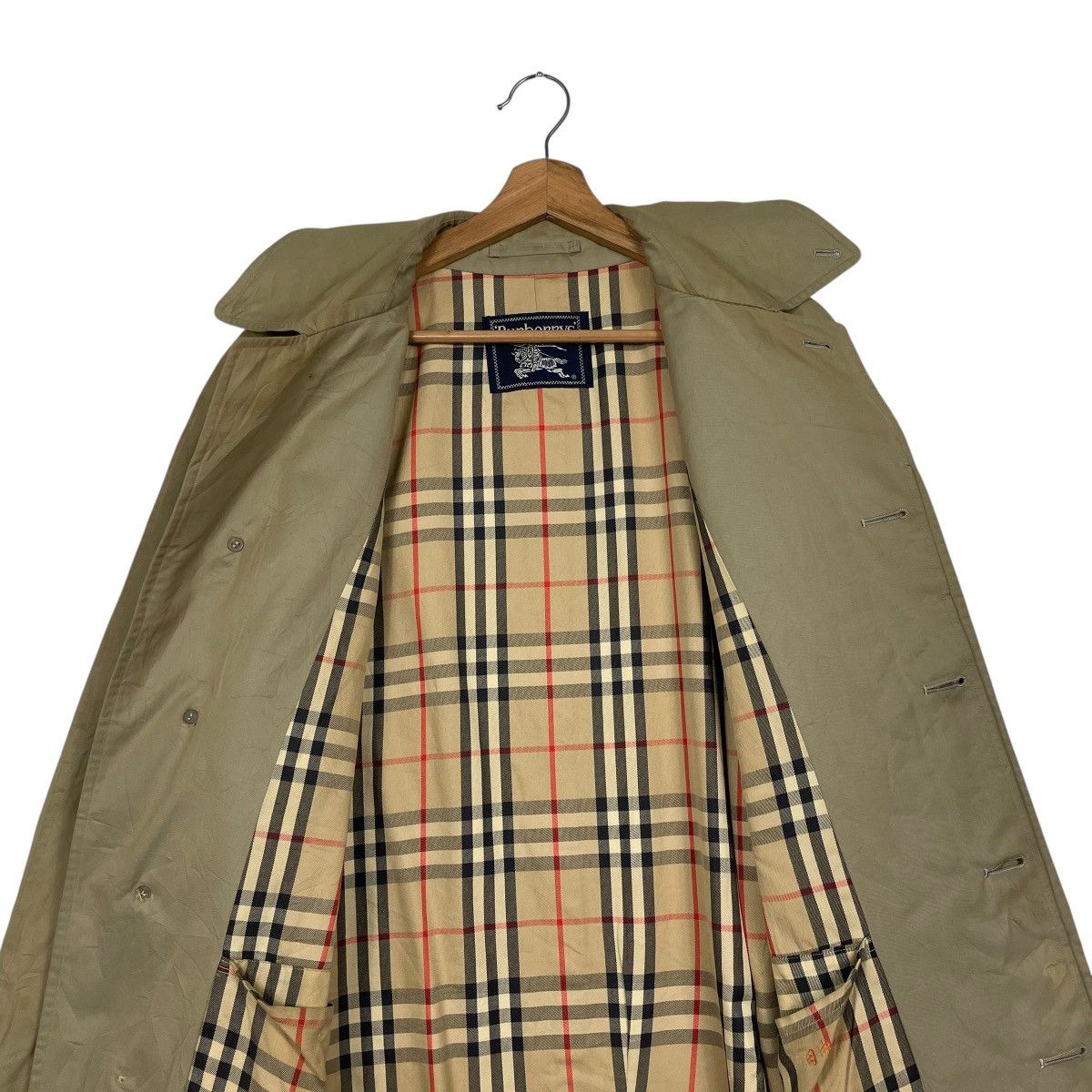 Burberry Vintage Burberrys Nova Check Trench Coat Size US M / EU 48-50 / 2 - 13 Thumbnail