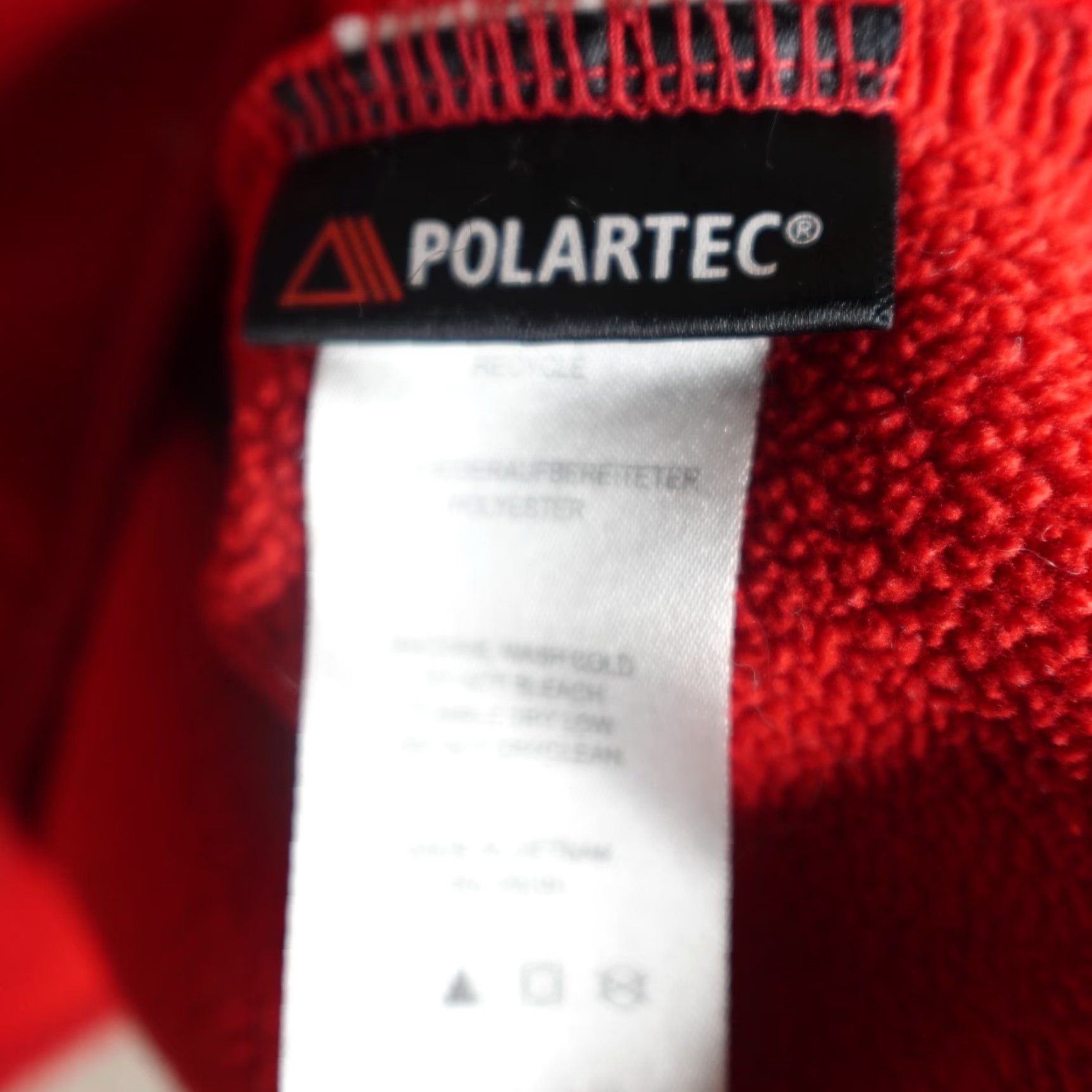 Topo Designs Topo Designs Jacket Hooded Red Medium Full Zip Fleece Size US M / EU 48-50 / 2 - 4 Thumbnail