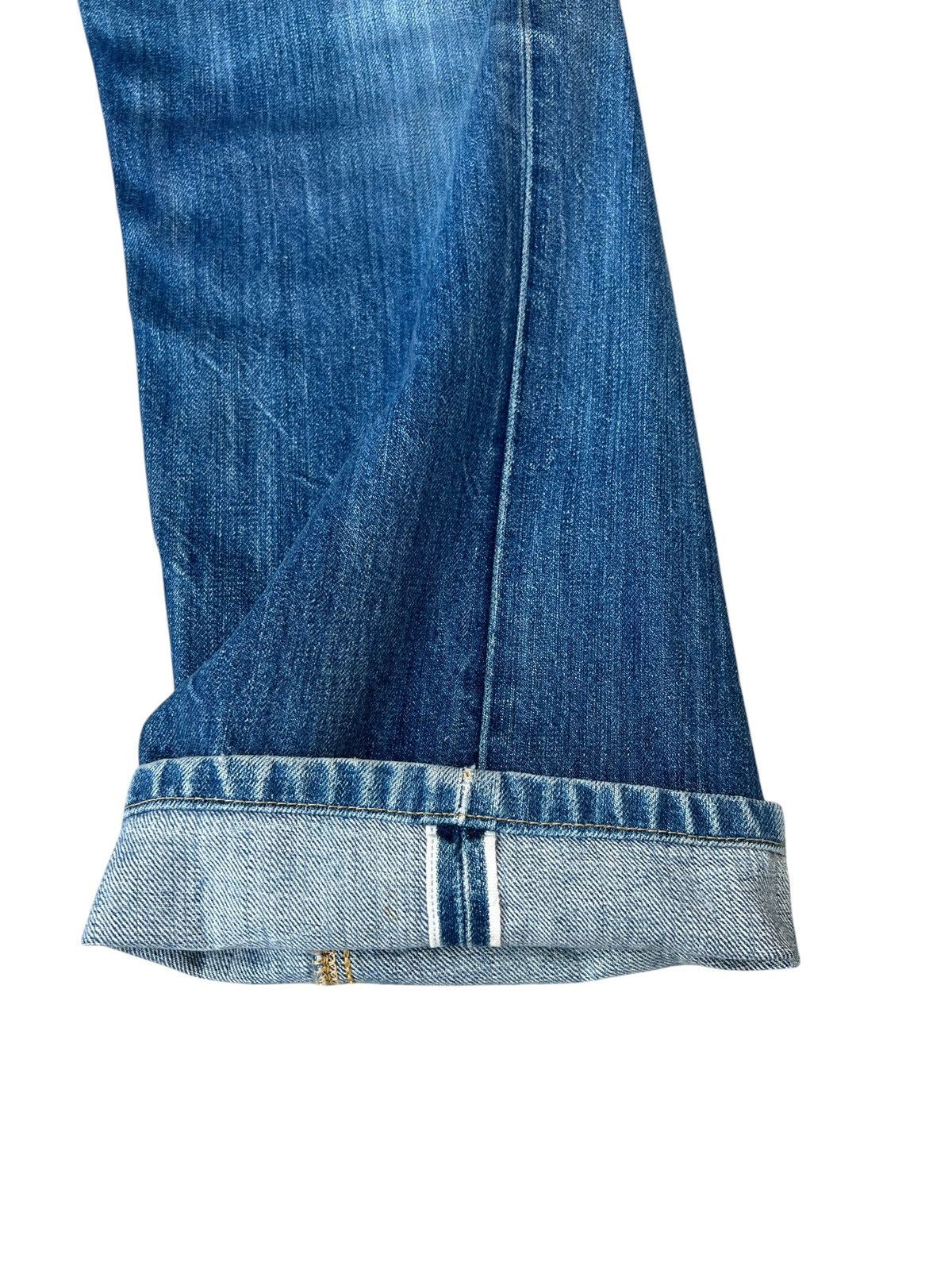 Lee Vintage Lee Lot 02101 Sanforized Faded Denim Selvedge Jeans Size US 31 - 13 Thumbnail