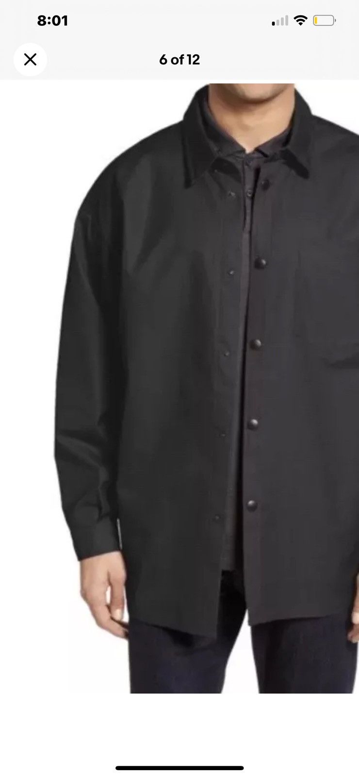 Stutterheim Stutterheim over shirt S new black Size US S / EU 44-46 / 1 - 2 Thumbnail
