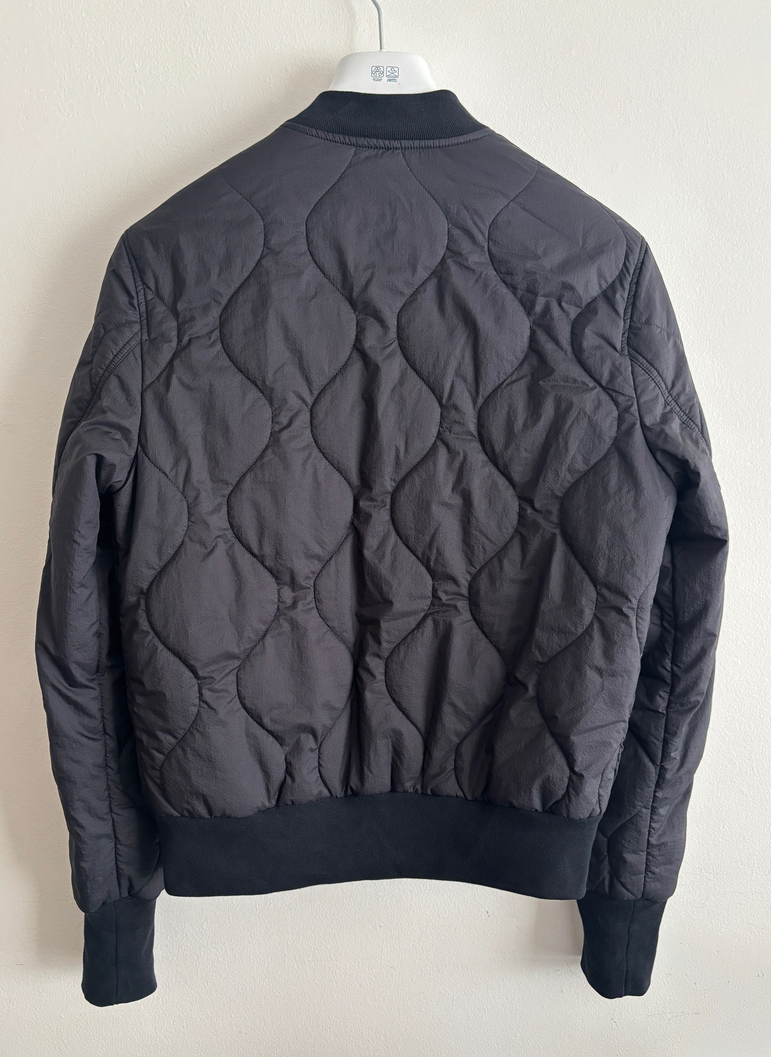Wings + Horns $ Black Nylon Quilted Primaloft Combat Bomber Jacket - Small Size US S / EU 44-46 / 1 - 6 Thumbnail