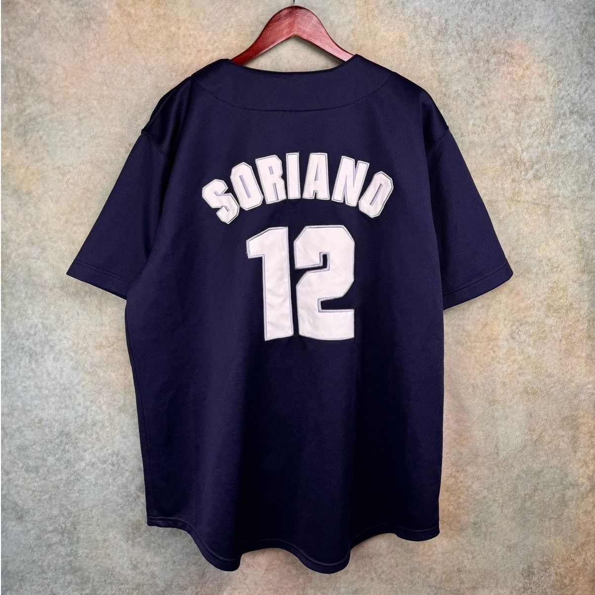 MLB × Vintage 2003 New York Yankees Alfonso Soriano Jersey Sz XL Navy Blue Size US XL / EU 56 / 4 - 2 Thumbnail