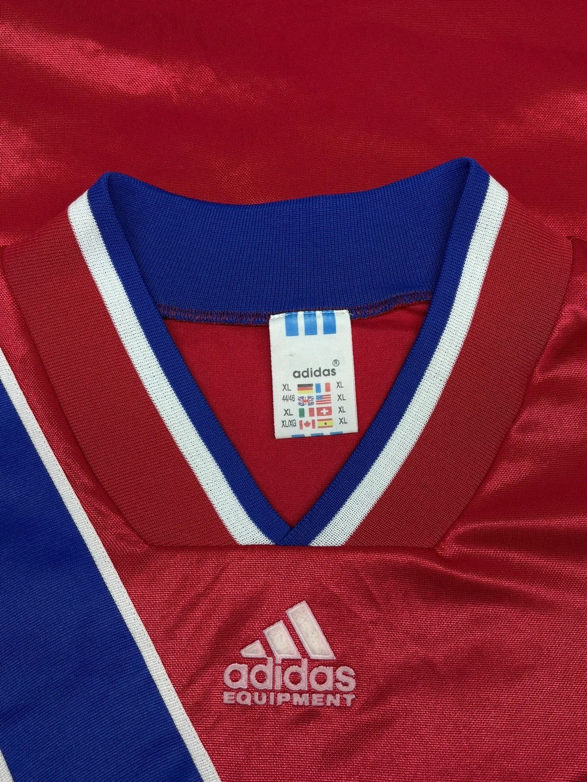 Adidas Vintage Bayern Munchen 1991-1993 Adidas Equipment Jersey Size US XL / EU 56 / 4 - 18 Thumbnail