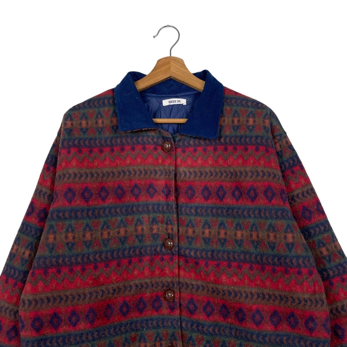 Japanese Brand Japanese Brand Trotter 245 Multicolor Abstract Jacket Size US L / EU 52-54 / 3 - 2 Thumbnail