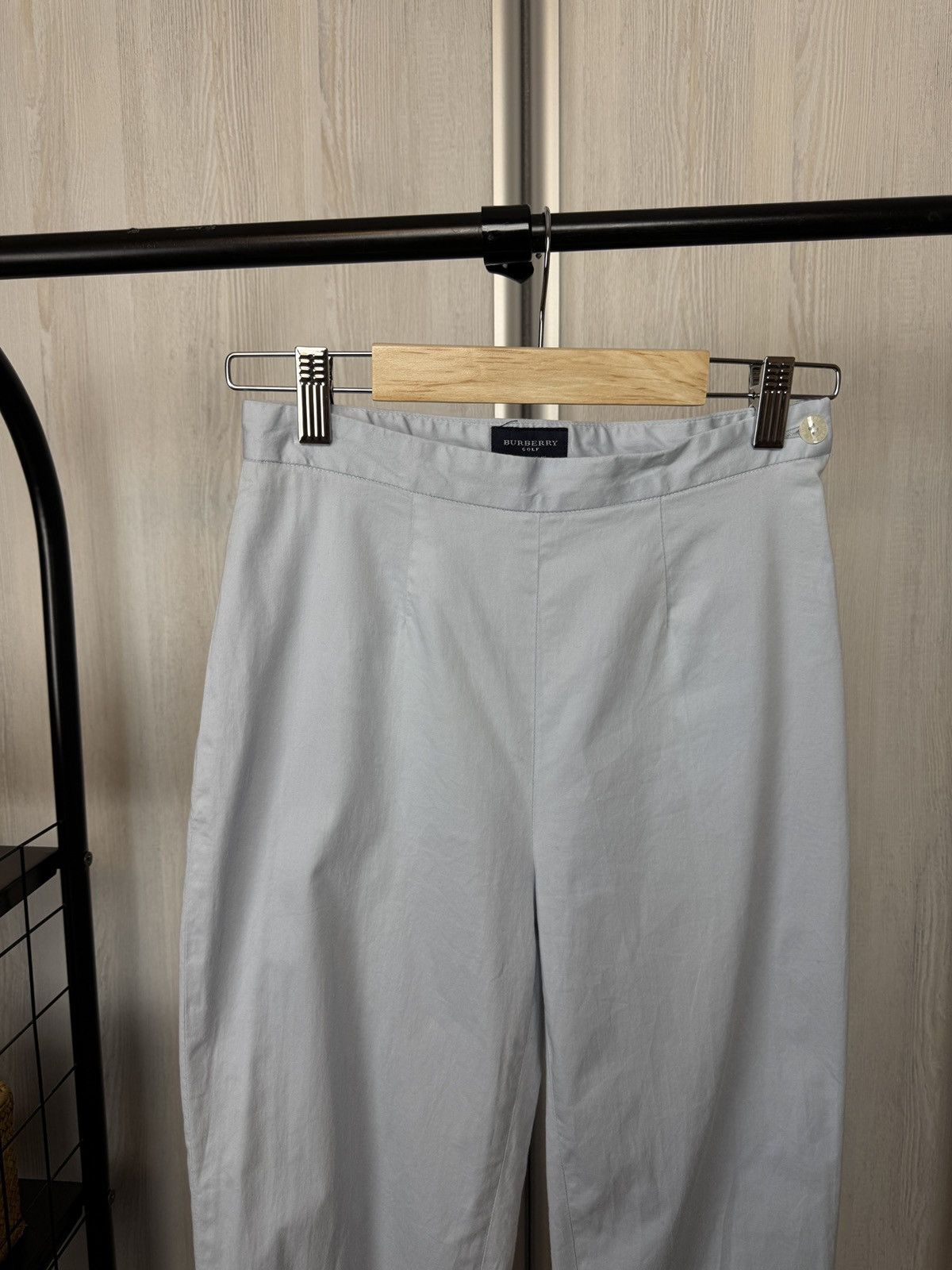 Burberry Burberry Golf made in Italy vintage blue cropped pants Size 28" / US 6 / IT 42 - 2 Thumbnail