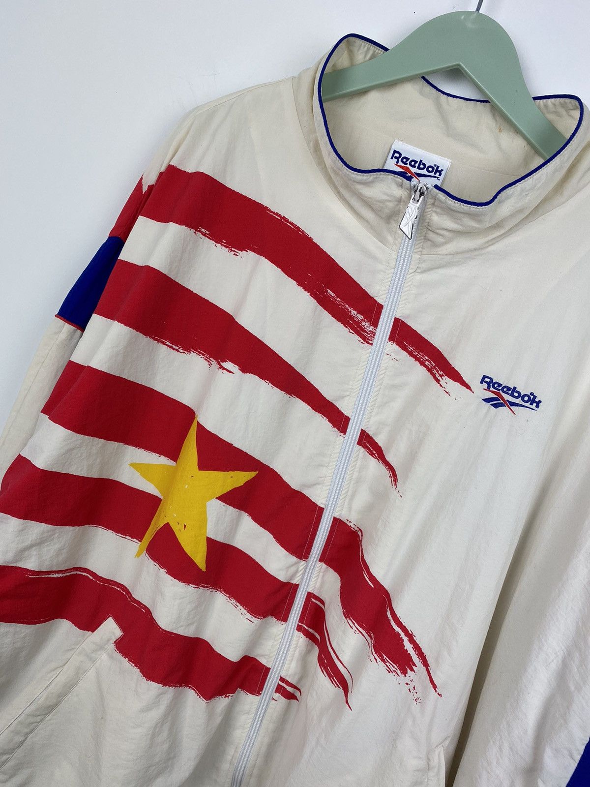 Reebok Vintage Reebok Chile 1998 Style Soccer Track Jacket Brazil Size US XL / EU 56 / 4 - 2 Thumbnail