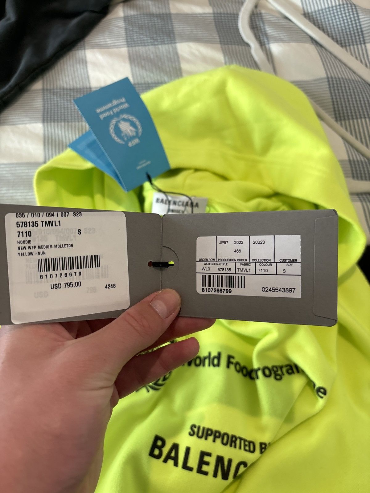Balenciaga × Designer Balenciaga World Food Programme Hoodie Size US M / EU 48-50 / 2 - 8 Thumbnail