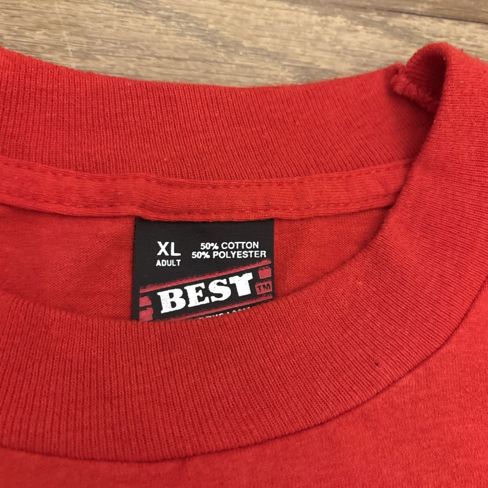 Fruit Of The Loom VINTAGE Fruit of the Loom Purdue University T-Shirt Red XL Single Stitch 1994 NOAC Mens Size US XL / EU 56 / 4 - 3 Thumbnail