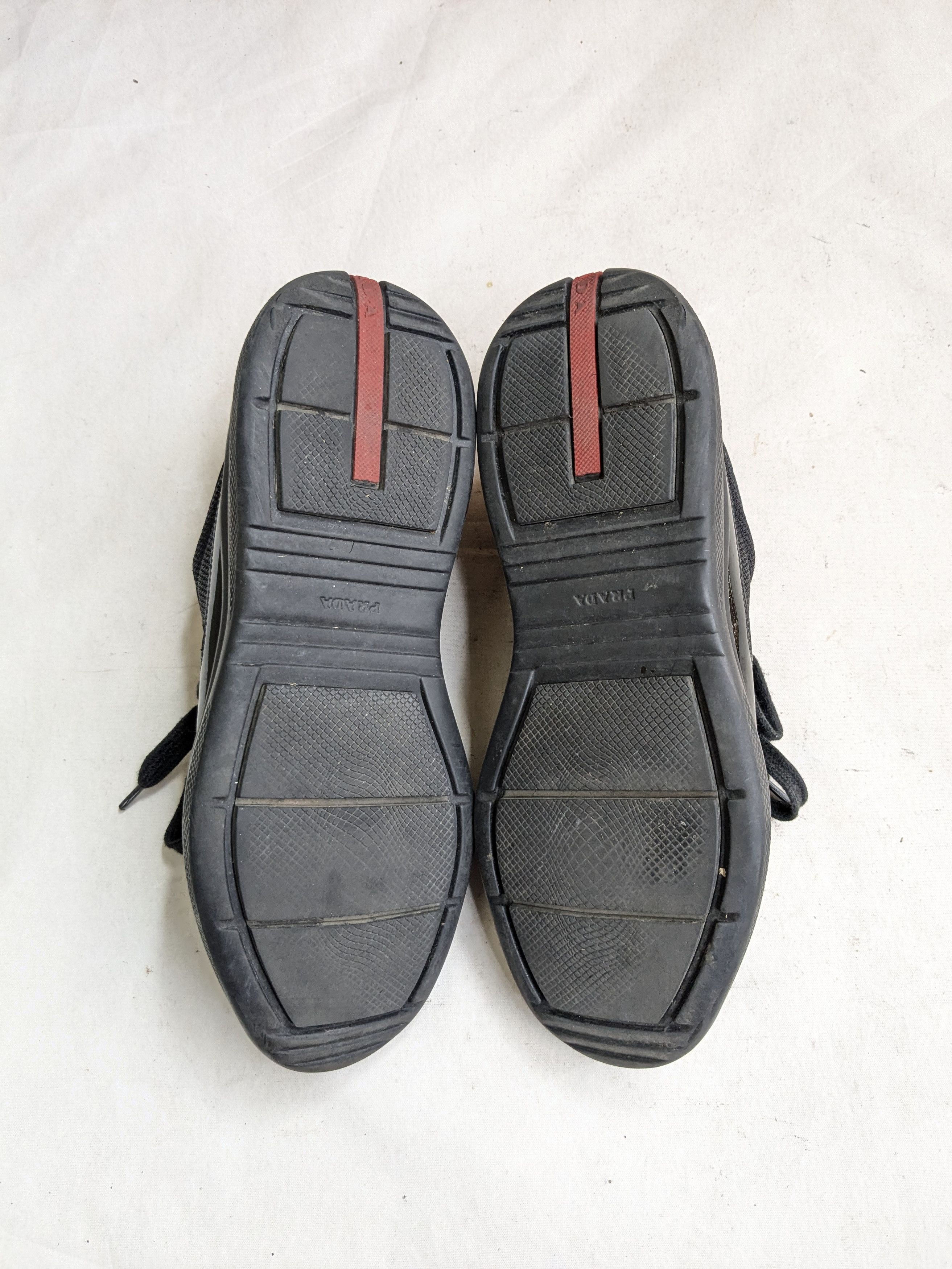 Prada Prada America's Cup Sneakers Black Patent Red 9.5 Size US 9.5 / EU 42-43 - 13 Thumbnail