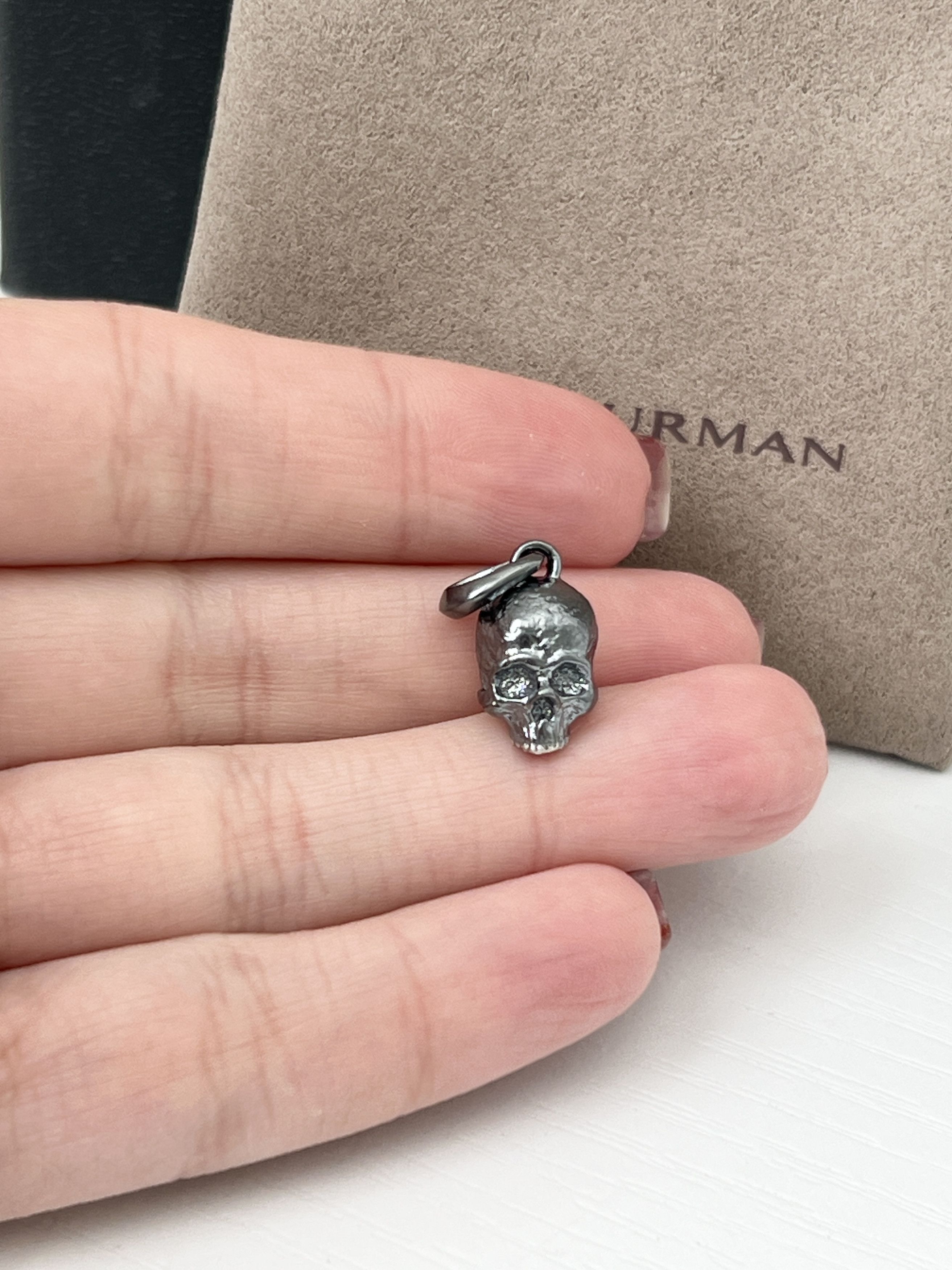 David Yurman david yurman sterling silver small skull skeleton pendant Size ONE SIZE - 2 Thumbnail