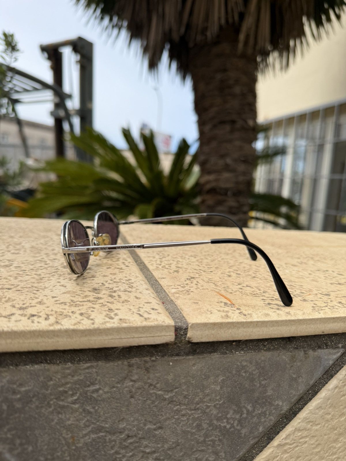 Jean Paul Gaultier Jean Paul Gaultier Sunglasses Silver Clock Design 58-4172 Size ONE SIZE - 3 Thumbnail