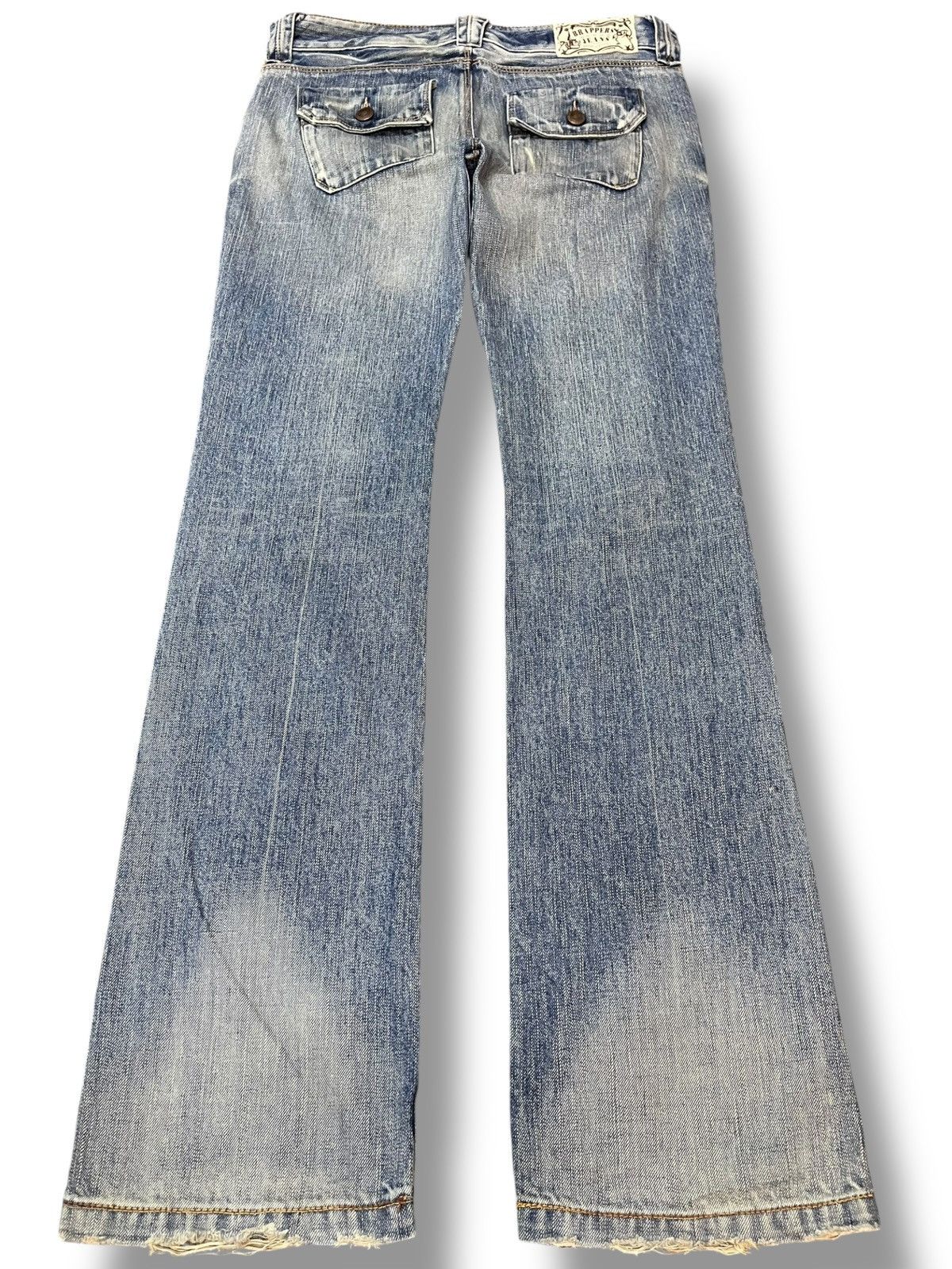 Beauty Beast × Yasuyuki Ishii Vintage Brappers Flare Bootcut Unique Design Denim Size US 29 - 7 Thumbnail