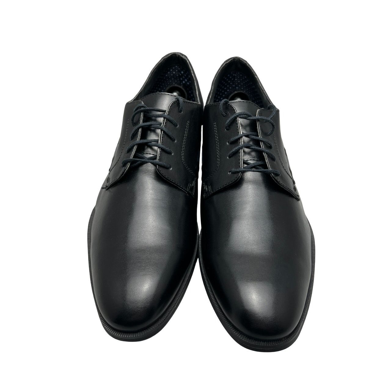 Steve Madden Eager Leather Upper Derby Mens 13 Dress Shoes in Black