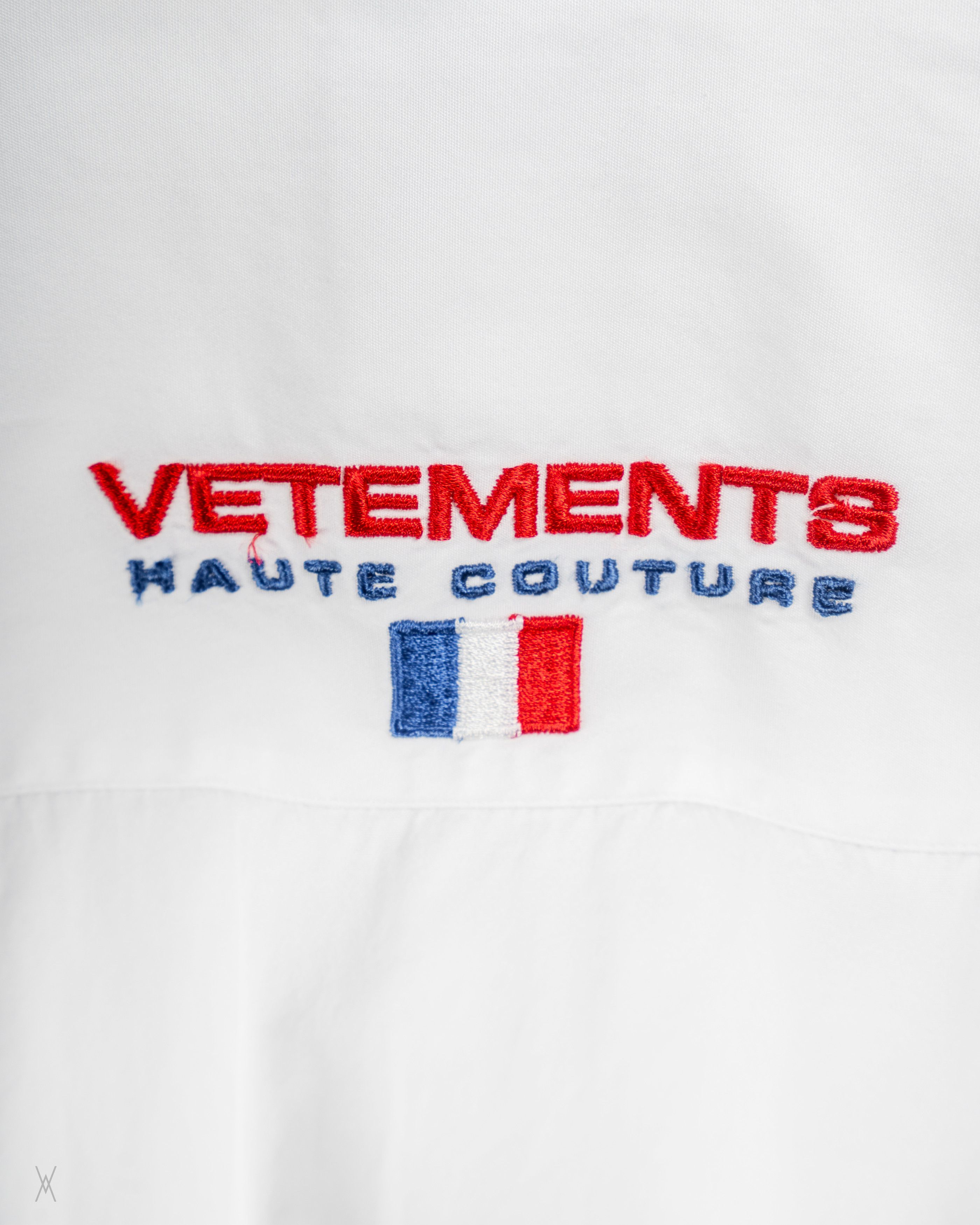 Vetements Vetements white button-up shirt/overshirt Size US L / EU 52-54 / 3 - 5 Thumbnail