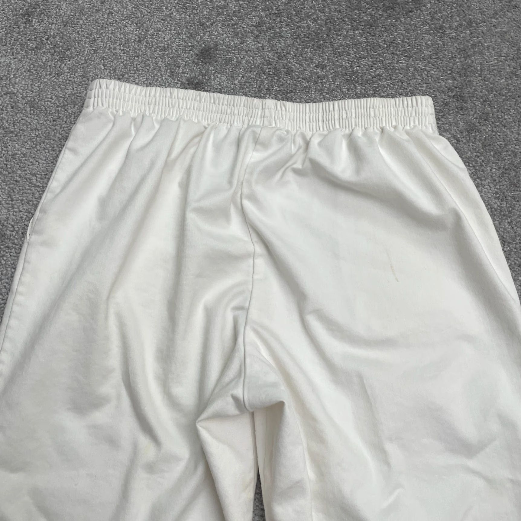 Vintage Alfred Dunner Cropped Pants Womens 6 Petite White High Rise Elastic Pocket 28x18 Size 28" / US 6 / IT 42 - 3 Thumbnail