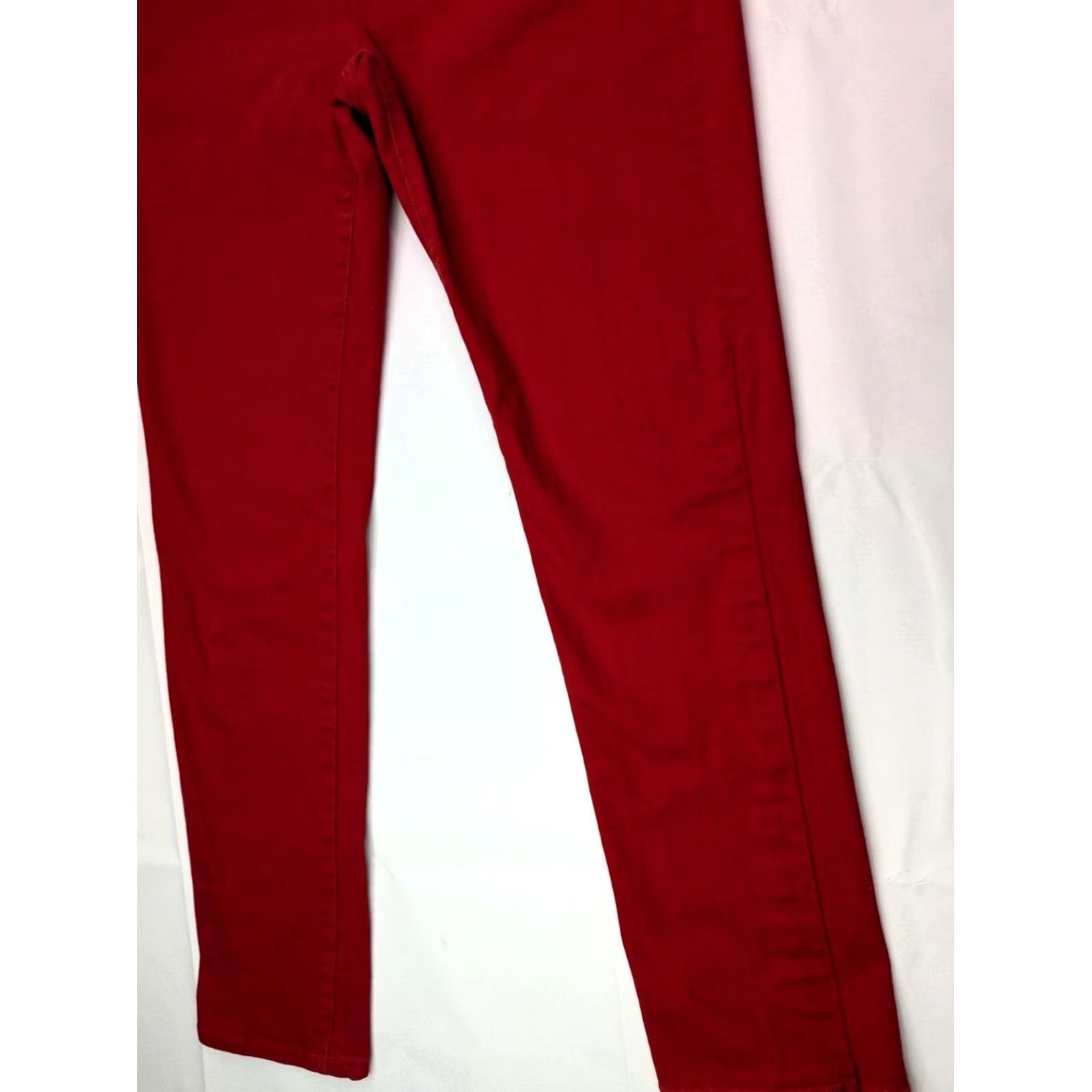 Chaps Chaps Denim Jeans Red Denim Pants Tapered Women 10 32x30 Vintage? No Size 32" / US 10 / IT 46 - 4 Thumbnail