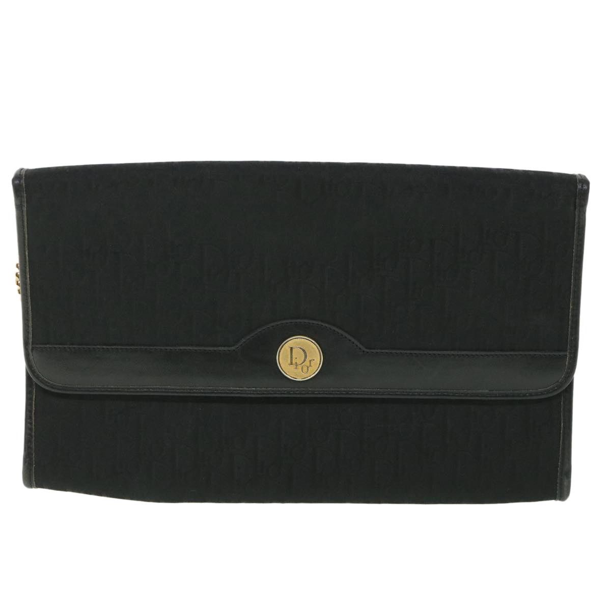 Dior DIOR Trotter Canvas Chain Shoulder Bag Black Size ONE SIZE - 13 Thumbnail