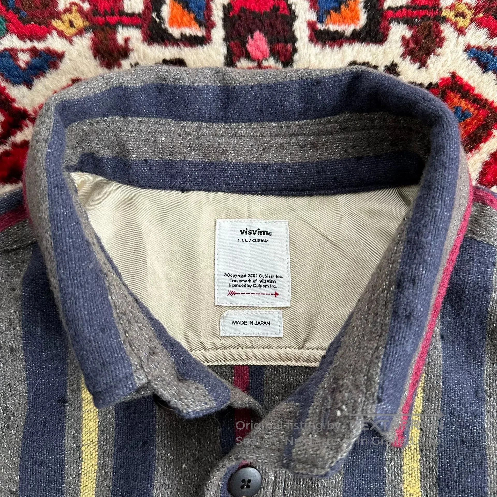Visvim visvim lumber long sleeve striped shirt. Size US M / EU 48-50 / 2 - 6 Thumbnail