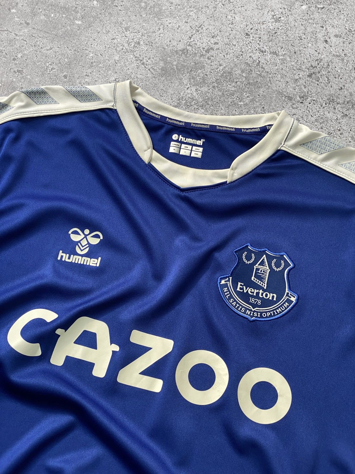Hummel Hummel Everton 2020/2021 Home Kit Soccer Jersey Blokecore Size US L / EU 52-54 / 3 - 2 Thumbnail