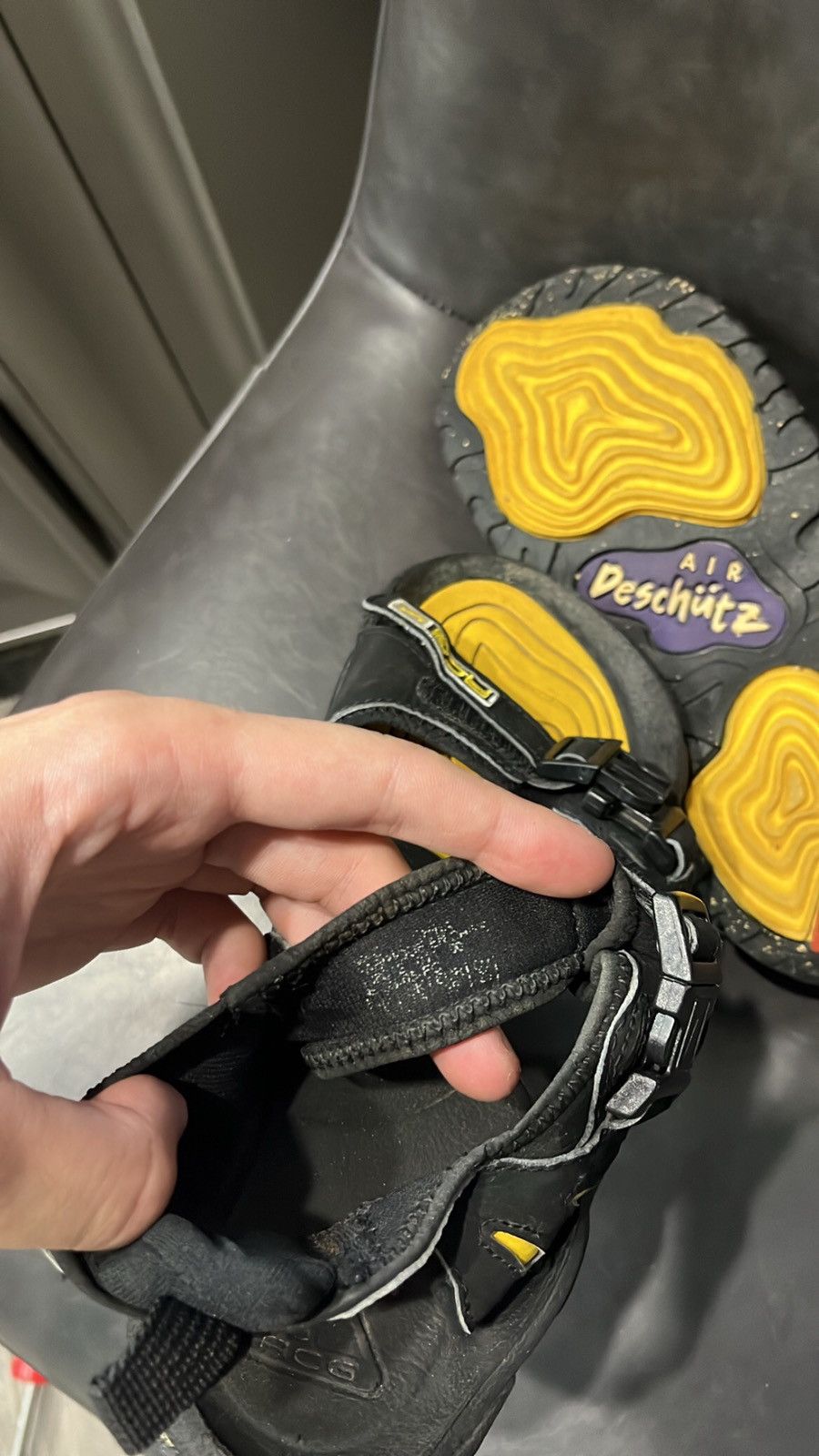 Nike × Nike ACG × Vintage Vintage 90s Nike ACG Air Deschultz Sandal Slipper Size US 8.5 / EU 41-42 - 6 Thumbnail
