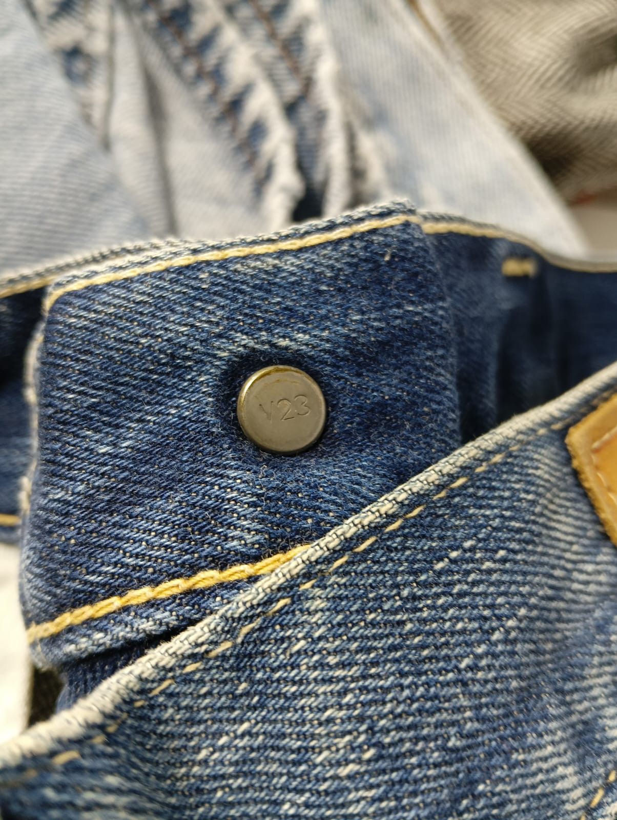 Levi's vintage Levis SelvAge 503 jeans distressed denim Size US 29 - 9 Thumbnail