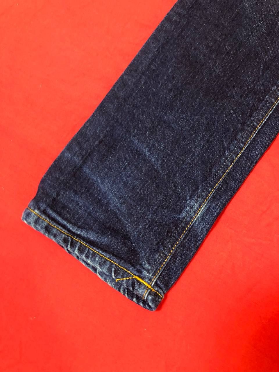 Nudie Jeans Nudie Jeans Steady Eddie Mens Blue Denim Jeans Size US 32 / EU 48 - 17 Thumbnail