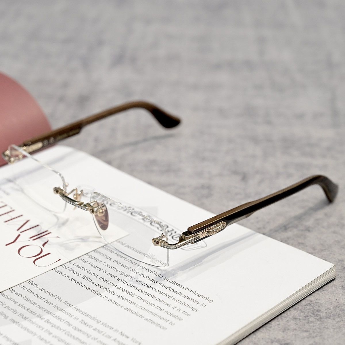 Chrome Hearts CHROME HEARTS DEEP I GP - WEWE - PIANO VARNISH 💎 GLASSES Size ONE SIZE - 3 Thumbnail