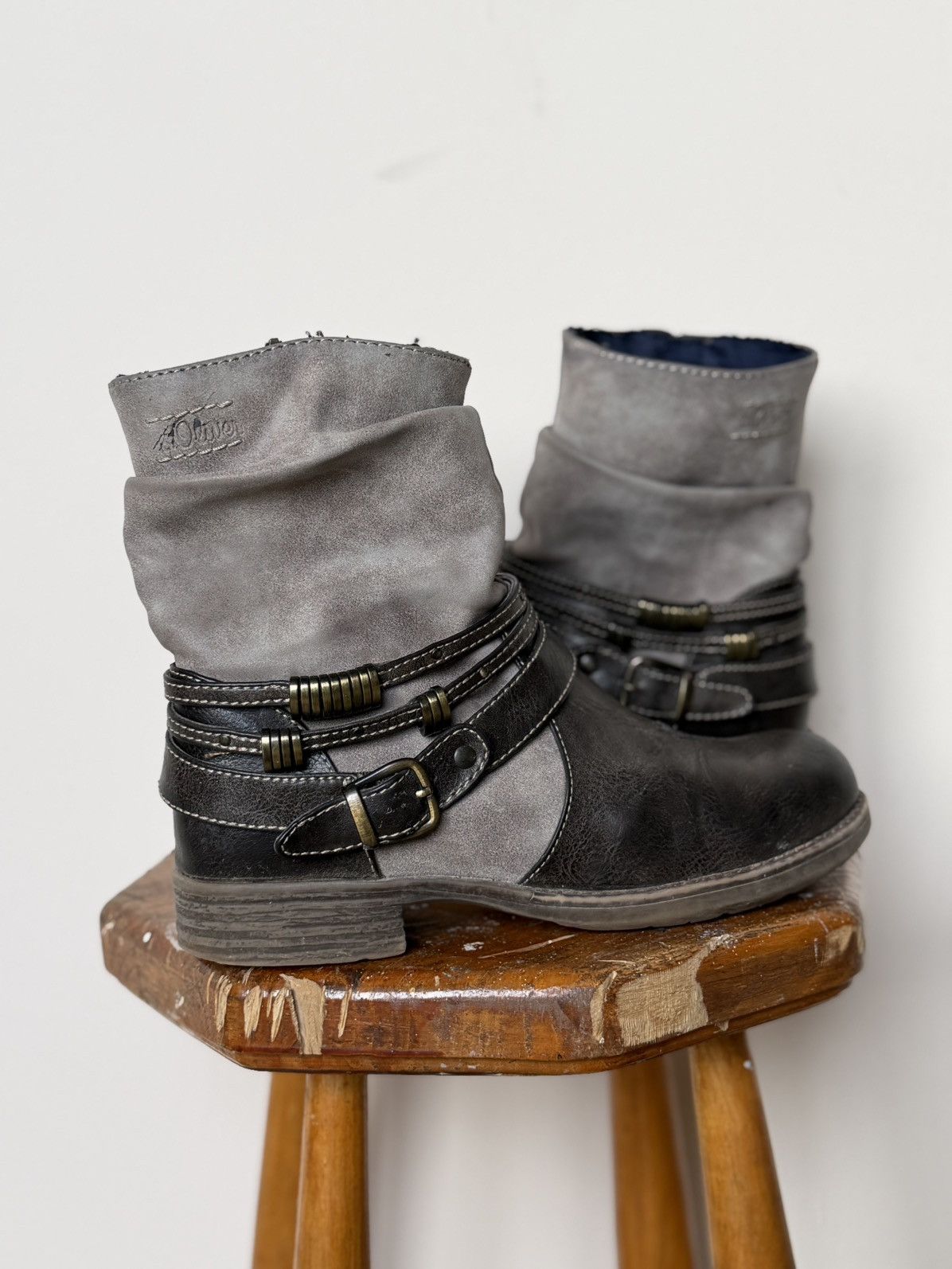 14th Addiction Leather WESTERN belts AVANT-GARDE Boots margiela STYLE Size US 8 / IT 38 - 3 Thumbnail